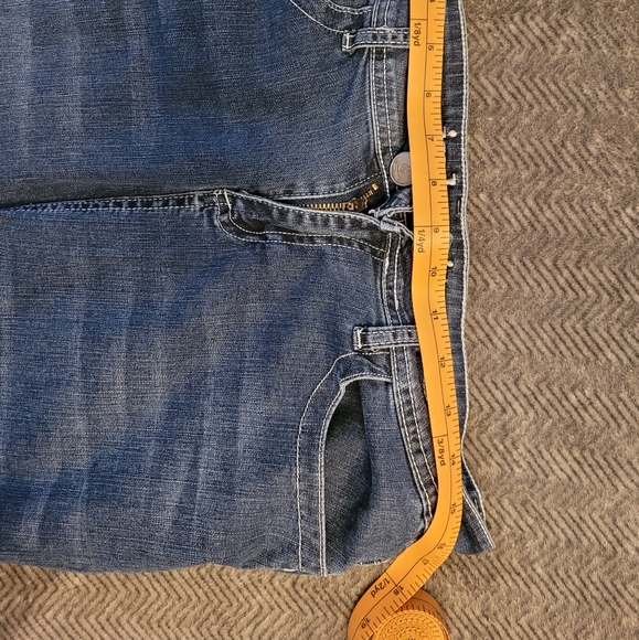Knee Length Denim Skirt 9/10 - Picture 6 of 7